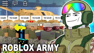 ROBLOX Army Funny Moments MEMES [upl. by Nonez864]