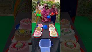 Big roll ball Eat Cake challenge game shorts [upl. by Eeraj]