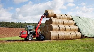 Weidemann – Radlader 2080 und 3080T Einsatz in der Landwirtschaft [upl. by Dulcle]