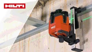 HOW TO HILTI PM 40 groene multilijnlaser  zwevende plafonds nivelleren [upl. by Hsejar]