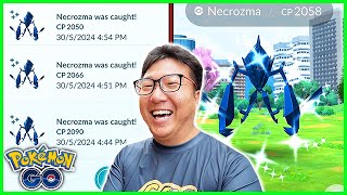 1 in 8000 CHANCE 20 Necrozma Raids in Pokemon GO  Sendai Go Fest 2024 [upl. by Cindie]