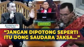 Full Perdebatan Sengit saat JPU Cecar Ahli Hukum Acara Pidana Azmi Syahputra [upl. by Pansir]