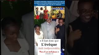 Le pasteur pedophile congolais de 70 ans marie a une enfant et se vante avec 3 de ses 12 epouses [upl. by Ciryl]