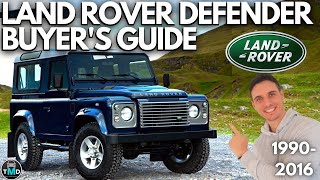 Land Rover Defender 90110 Buyers guide 19902016 Avoid buying a broken Defender Tdi TD5 V8 [upl. by Ennalorac]