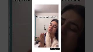 My mom when I was 13 and now😌😉mommummy mummycomedy mamma shaadi viralvideo viralshorts viral [upl. by Lilithe]