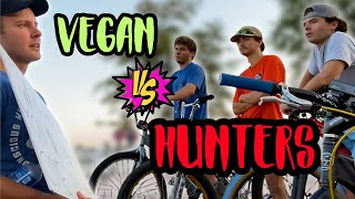 Vegan VS Trolling Hunters [upl. by Nannarb]