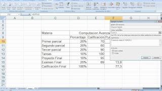 Escenarios en Excel [upl. by Tammie]