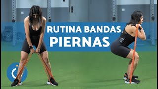 3 EJERCICIOS con BANDAS ELÁSTICAS PIERNAS 🦿 Ejercicios para Muslos con Bandas Elásticas [upl. by Adraynek613]