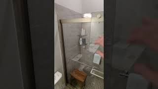 DreamLine Sapphire Shower Door Install and Glass Shelves [upl. by Bernstein]