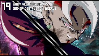 WhatIf 19 MOVIE God of Destruction Beerus VS Baby Vegito Black Goku Black  Baby Vegeta Fusion [upl. by Drummond]