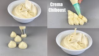 Crema Chiboust para rellenos y Postres  Chiboust cream for fillings and Desserts [upl. by Annua]