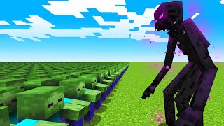 1000 Zombies vs Mutant Enderman [upl. by Allard447]