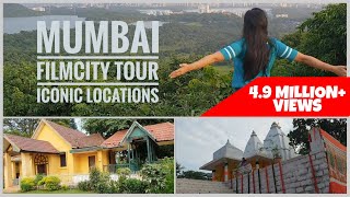 Mumbai FILMCITY Tour  Famous Locations  Film and Serial shoots English Subtitles [upl. by Gerda780]