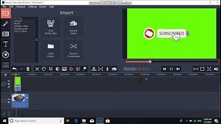 Cara edit green screen di Movavi Editor Video Business [upl. by Eiznil157]