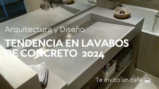 ATRÉVETE A EXPERIMENTAR CON NUEVOS DISEÑOS DE LAVABOS DE CONCRETO PARA TU BAÑO [upl. by Orr]