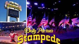 Dolly Partons Stampede Review  The MUST SEE Dinner Show In Pigeon Forge Tennessee  Dollywood [upl. by Airetahs]