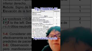 Tip ENARM 1  Apendicitis Aguda enarm medicina doctor [upl. by Glynis]