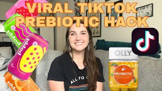 Trying Viral Tiktok Prebiotic Hack Gut Health Weight Loss [upl. by Rolyks]