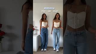 BERSHKA HAUL  Links in description ⬇️🛍 shorts bershka bershkahaul fashion outfits [upl. by Caffrey516]