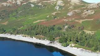 Dramatic views of Haweswater Reservoir from the air [upl. by Philbrook12]