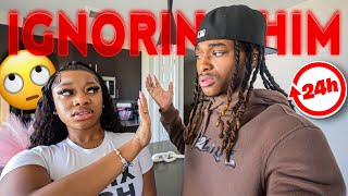 IGNORING ANT FOR 24 HOURS PRANK 😬  He Gets Mad [upl. by Ellehcram]