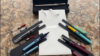 LAMY Safari Studio amp ALStar Fountain Pens TomoeRiver 52gm2 Paper amp Moonster Journal [upl. by Pippas892]