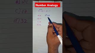 Number Analogy Reasoning Question shorts shortvideo allinone44u [upl. by Ademla604]