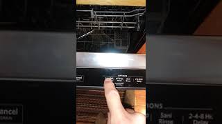 Kitchen Aid dishwasher diagnostic test mode [upl. by Eissehc]