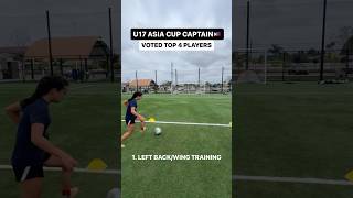 U17 Asia Cup Player amp Captain Soccer Training ⚽️🏆 soccer soccertraining football [upl. by Bish]