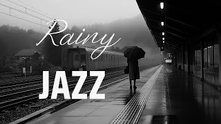 Relaxing Jazz And Rain 🎷 Relaxing Rain Sounds  Smooth Black Coffee Jazz  Smooth Jazz Instrumental [upl. by Lenzi]