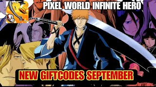 Pixel World Infinite Hero amp New Giftcode September  New Redeem Code Pixel World Infinite Hero Sept [upl. by Siryt]