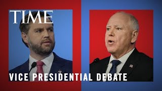 The Biggest Moments From the VP Debate Between Tim Walz and JD Vance [upl. by Ahserkal]