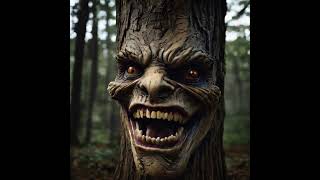 😱🌲 Haunting Encounter Biologically Correct Tree Creature in Bloodcurdling Forest [upl. by Ravel]