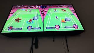 MampS at the Tokyo 2020 Olympic Games  Wario amp Waluigi Lose To Knuckles amp Donkey Kong in Badminton [upl. by Bach245]