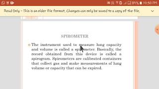biomedical enginèering module 3 spirometer [upl. by Tanah811]
