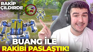 BUANG İLE FİŞEĞE RUSHLAYIP RAKİPLERİN ROBOTUNU ÇALDIK PUBG MOBILE [upl. by Olihs]