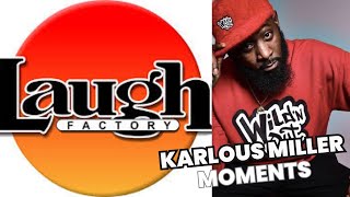 Mustwatch Hilarious Reaction To Karlour Miller At The Laugh Factory [upl. by Englebert]