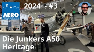 AERO 2024 3  Die Junkers A50 Heritage  Traum aus Wellblech mit Sternmotor [upl. by Samoht450]