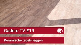 19 Keramische tegels voor buiten leggen  Gadero TV [upl. by Eissahc]