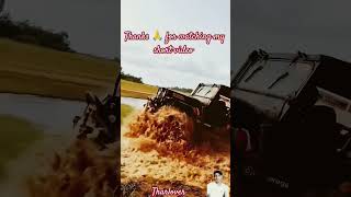 Thar VS Jip offroading vairalshort vairalvideo 🤟😱 [upl. by Eibber]