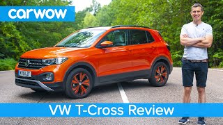 Volkswagen TCross SUV 2020 indepth review  carwow Reviews [upl. by Neemsay]