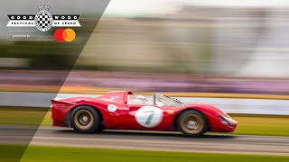 Jackie Stewart drives the most beautiful car ever  Ferrari P4 at Goodwood [upl. by Bollinger]