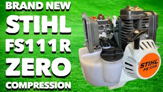 BRAND NEW STIHL FS 111R  ZERO COMPRESSION  YOU WONT BELIEVE WHAT THE PROBLEM WAS [upl. by Tsirhc]