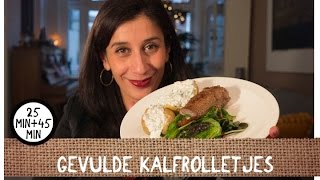 Lekker recept Italiaans gevulde kalfsschnitzels [upl. by Yeslehc825]