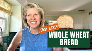 Honey Whole Wheat Bread Machine Bread [upl. by Gney99]