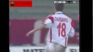 IL PRIMO GOL DI ANTONIO CASSANO IN SERIE A [upl. by Uchish]