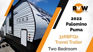 2022 Puma 32RBFQ2 Travel Trailer WalkThrough [upl. by Drofhsa137]