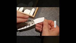 happy winter diy holz woodworking houses white tutorial decorating shorts [upl. by Aeynod]