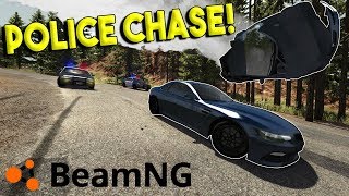 INSANE MOUNTAIN POLICE CHASES amp CRASHES  BeamNG Drive Gameplay amp Crashes [upl. by Etnaik]