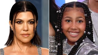 Kourtney Kardashian Claps Back at Fan Comparing Her Look to Daughter North West [upl. by Olzsal620]